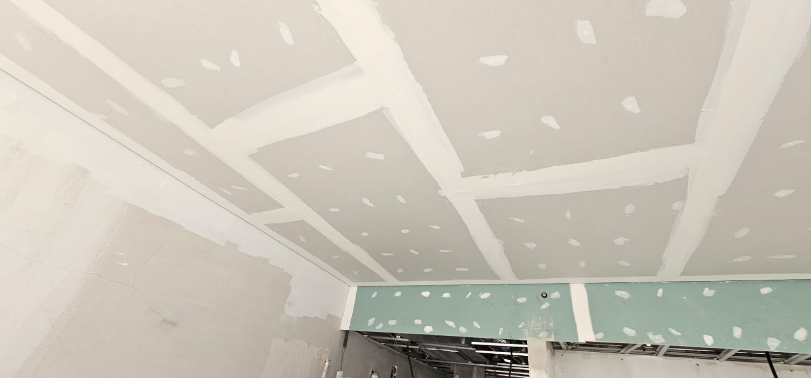 SAB Seasons fit-out contractor UAE — corridor interior finishes in progress